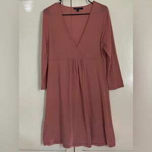 Boden Dusty Rose Long Sleeve Dress